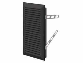 Osłona wentylacyjna 10x24 TUS czarna AWENTA