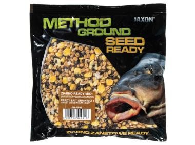 Zdjęcie: Ziarno method ground ready mix 1 kukurydza, przenica, konopie 0,5 kg JAXON