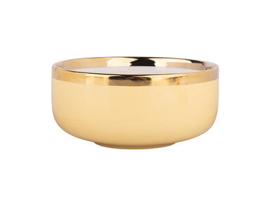 Zdjęcie: Miska Aurora Gold 14 cm 0,5L NBC Waniliowa ALTOMDESIGN