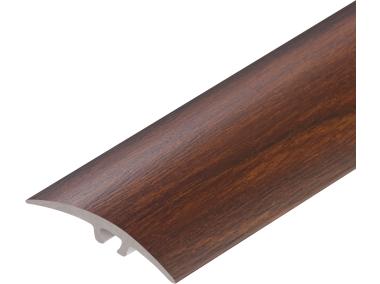Zdjęcie: Kształtownik PVC wcisk szeroki 40 mm 2w1 L= 0,90 m Orzech okleina mat CEZAR