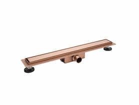 Odpływ liniowy dwustronny Duplex Next Copper/Miedziany (pod płytkę / Virgin) - 90 cm BALNEO