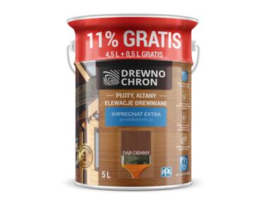 Zdjęcie: Impregnat powłokotwórczy Dąb ciemny 5 L DREWNOCHRON