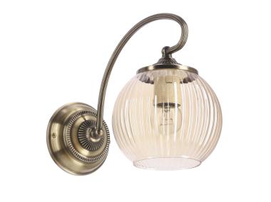 Zdjęcie: Kinkiet Tores 1x60 W E27 stare złoto+bursztynowy CANDELLUX