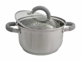 Garnek Apollo 24 cm -6,3 L szary SMART KITCHEN COOKING