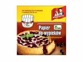 Papier do wypieków okrągły 5 szt. JAN NIEZBĘDNY