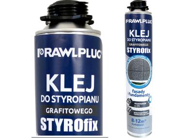 Zdjęcie: Klej do styropianu grafitowego Styrofix 750 ml RAWLPLUG