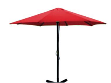 Zdjęcie: Parasol ogrodowy drewniany Poly 3 m terakota PATIO