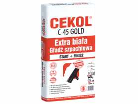 Gładź szpachlowa C-45 - 1 kg biała CEKOL