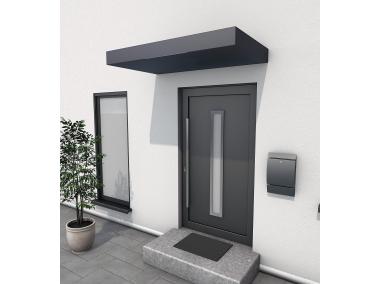 Zdjęcie: Zadaszenie BS 160 UP antracyt 1600x900x145 mm GUTTA