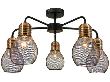 Zdjęcie: Lampa sufitowa Aris 1989/5 BL CO ELEM