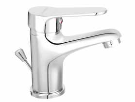 Bateria umywalkowa stojąca Isso, chrom FERRO