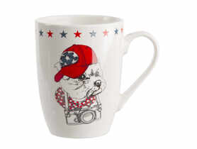 Kubek Baryłka Nbc 300 ml dekoracja York Easy Morning ALTOMDESIGN
