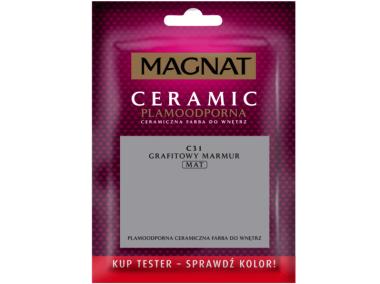 Zdjęcie: Farba Ceramic tester koloru grafitowy marmur C31 30ml MAGNAT