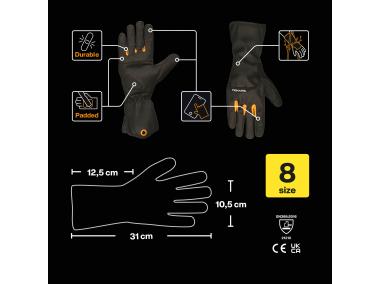 Zdjęcie: Rękawice do pielęgnacji krzewów rozmiar 8 FISKARS