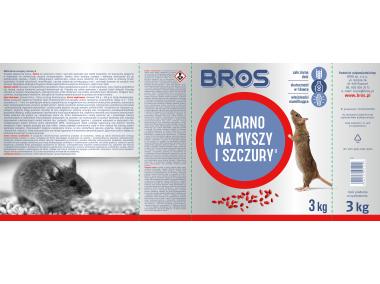 Zdjęcie: Ziarno na myszy i szczury 3 kg BROS