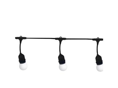 Zdjęcie: Girlanda 6,1 m E27 10xG45 mleczny 36V 6 W POLUX