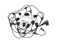 Girlanda 6,1 m E27 10xG45 mleczny 36V 6 W POLUX