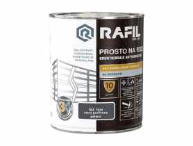 Gruntoemalia prosto na rdzę półmat RAL7024 0,75L RAFIL