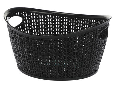 Zdjęcie: Koszyk owalny 3,3 L Willow czarny ALSEA