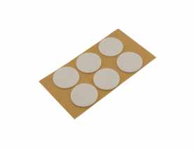 Podkładki filcowe samoprzylepne białe fi 40 METRO