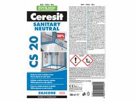 Silikon sanitarny neutralny CS20 biały 280 ml CERESIT