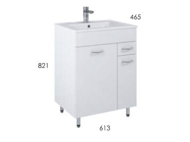 Zdjęcie: Zestaw szafka z umywalka Agawa 60 cm ELITA