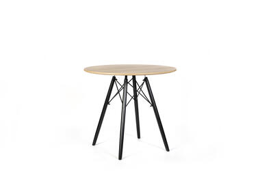 Zdjęcie: Stół skandynawski Onario MDF 80 cm dąb TS INTERIOR