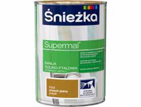 Emalia Supermal orzech jasny F555 0,8L ŚNIEŻKA