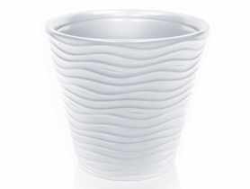 Doniczka Wave biały 30 cm PROPERPLAST