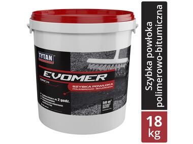Zdjęcie: Masa powłokowa czarny Evomer szybka 18 kg TYTAN PROFESSIONAL
