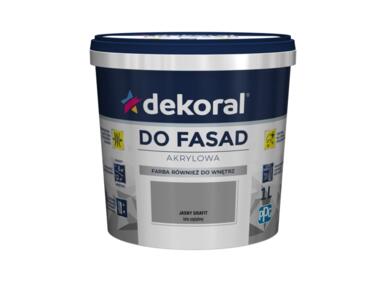 Zdjęcie: Farba fasadowa jasny grafit 1 L Polinit DEKORAL