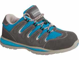 Półbuty damskie zamsz-dzianina szaro-niebieskie 40 LAHTI PRO