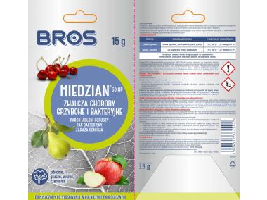 Zdjęcie: Oprysk na choroby grzybowe Miedzian 50WP 15 g BROS
