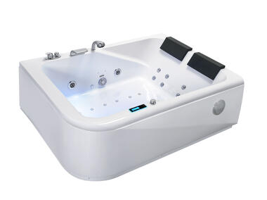 Zdjęcie: Wanna z hydromasażem Marika Lux prawa 170x120 cm KERRA
