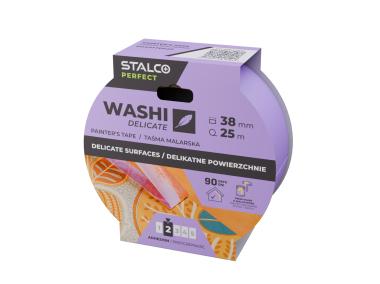 Zdjęcie: Taśma malarska Washi delikatna 38 mm x 2 5m PERFECT