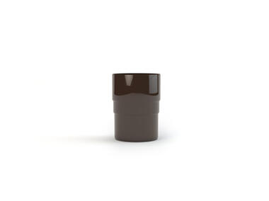 Zdjęcie: Złączka rury spustowej 63 mm ciemny brąz GAMRAT