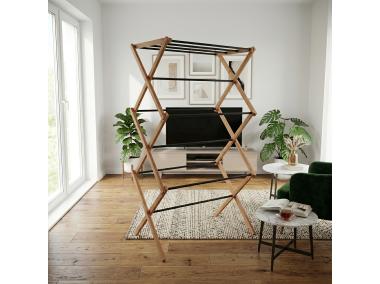 Zdjęcie: Suszarka ubraniowa Aurora drewniana SEPIO