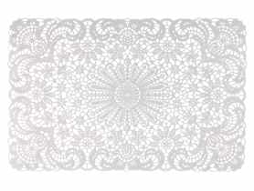 Podkładka stołowa Lace 30x45 cm biały UNIGLOB