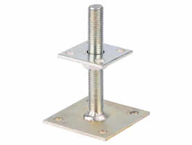 Wspornik słupa forma I przykrecany 70x150 mm ALBERTS