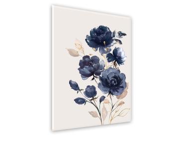 Zdjęcie: Obraz Glasspik Flowers 50x70 cm Gl300 Cream STYLER