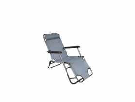 Leżak 2 pozycyjny relax dark grey VIMAR