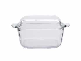Naczynie żaroodporne Vega kwadratowe z pokrywką 2500 ml 26,2x21,7x12,2 cm ALTOM DESIGN