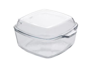 Zdjęcie: Naczynie żaroodporne Vega kwadratowe z pokrywką 2500 ml 26,2x21,7x12,2 cm ALTOM DESIGN