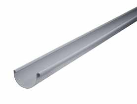 Rynna 4 mb PVC 180 mm ciemnopopielaty GALECO