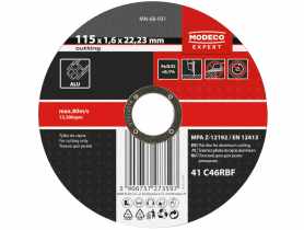 Ściernica do cięcia aluminium 115x1,6x22,23 mm płaska 25 szt. RAWLPLUG