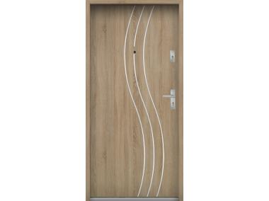 Zdjęcie: Drzwi wejściowe do mieszkań Bastion R-60 Sonoma 80 cm lewe OSP KR CENTER