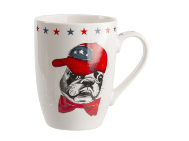 Zdjęcie: Kubek Baryłka Nbc 300 ml dekoracja Buldog Easy Morning ALTOMDESIGN