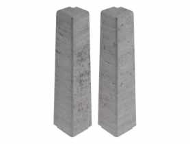 Zakończenia do listwy przypodłogowej Masterline narożnik zew. 1 kpl. 2 szt. Greystone Mat CEZAR