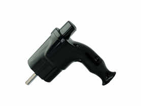 Wtyczka kątowa z wypychaczem, czarna P101C DPM SOLID