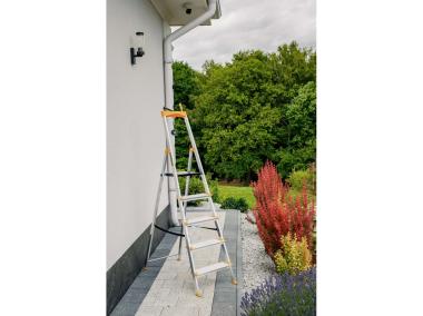 Zdjęcie: Drabina aluminiowa jednostronna MAX 5-stopniowa DRABEST